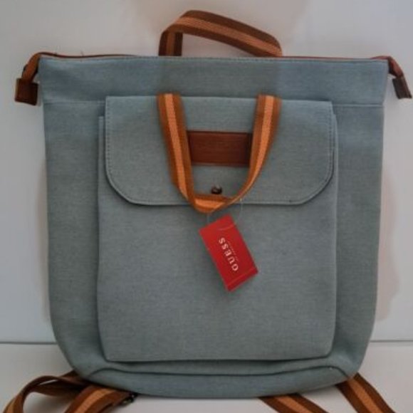 Guess Handbags - Guess Los Angeles Denim Backpack